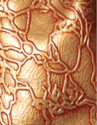 Struktur Latex Lava Gold on Red